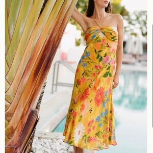 Anthropologie Halter Dress